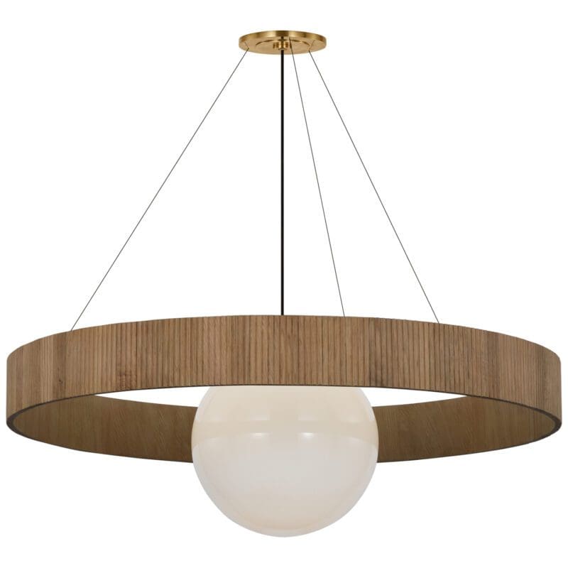 Arena Ring and Globe Chandelier - Avenue Design high end lighting in Montreal