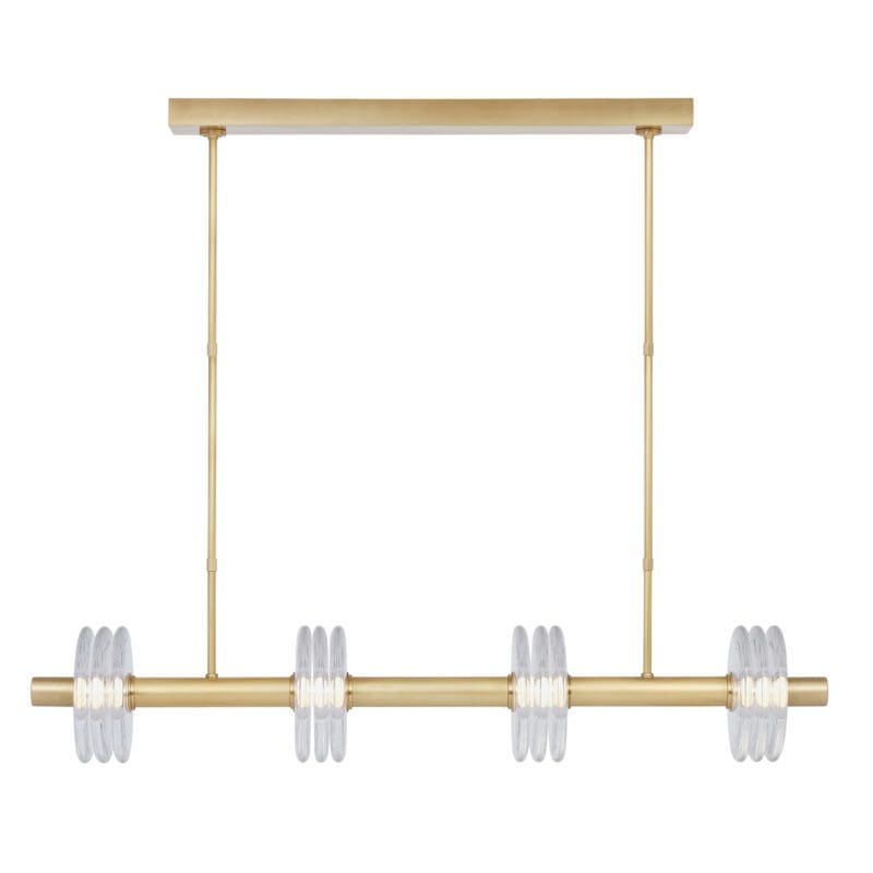 Laurel Large Linear Chandelier - Avenue Design high end lighting in Montreal