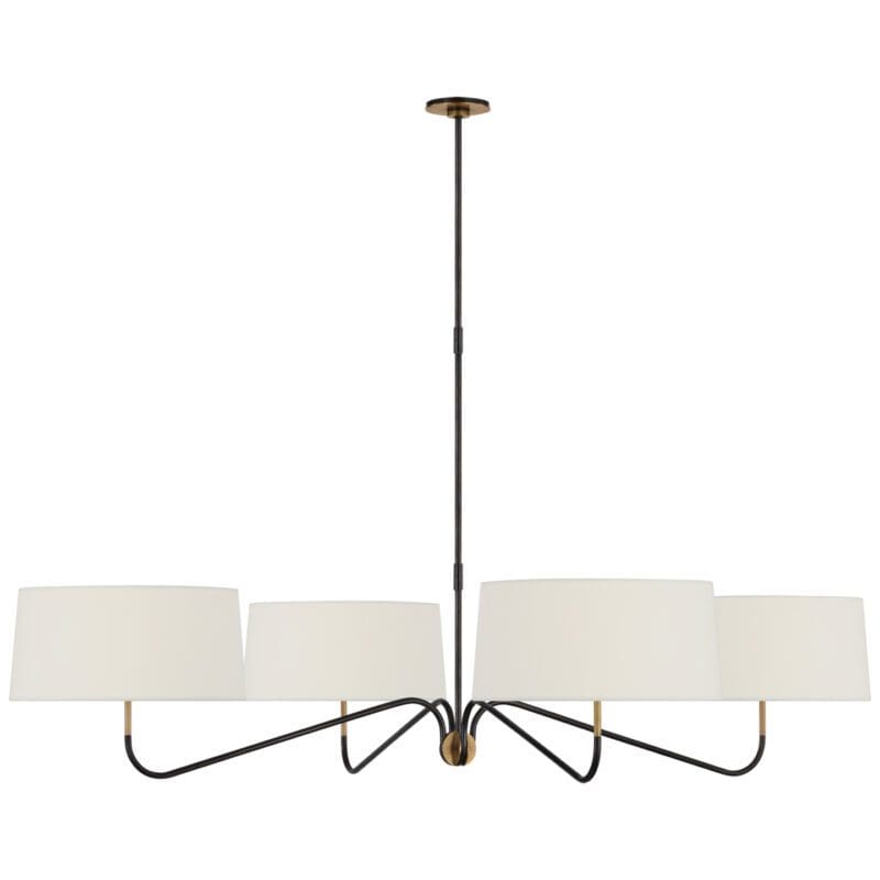 Canto Grande Four Arm Chandelier - Avenue Design high end lighting in Montreal