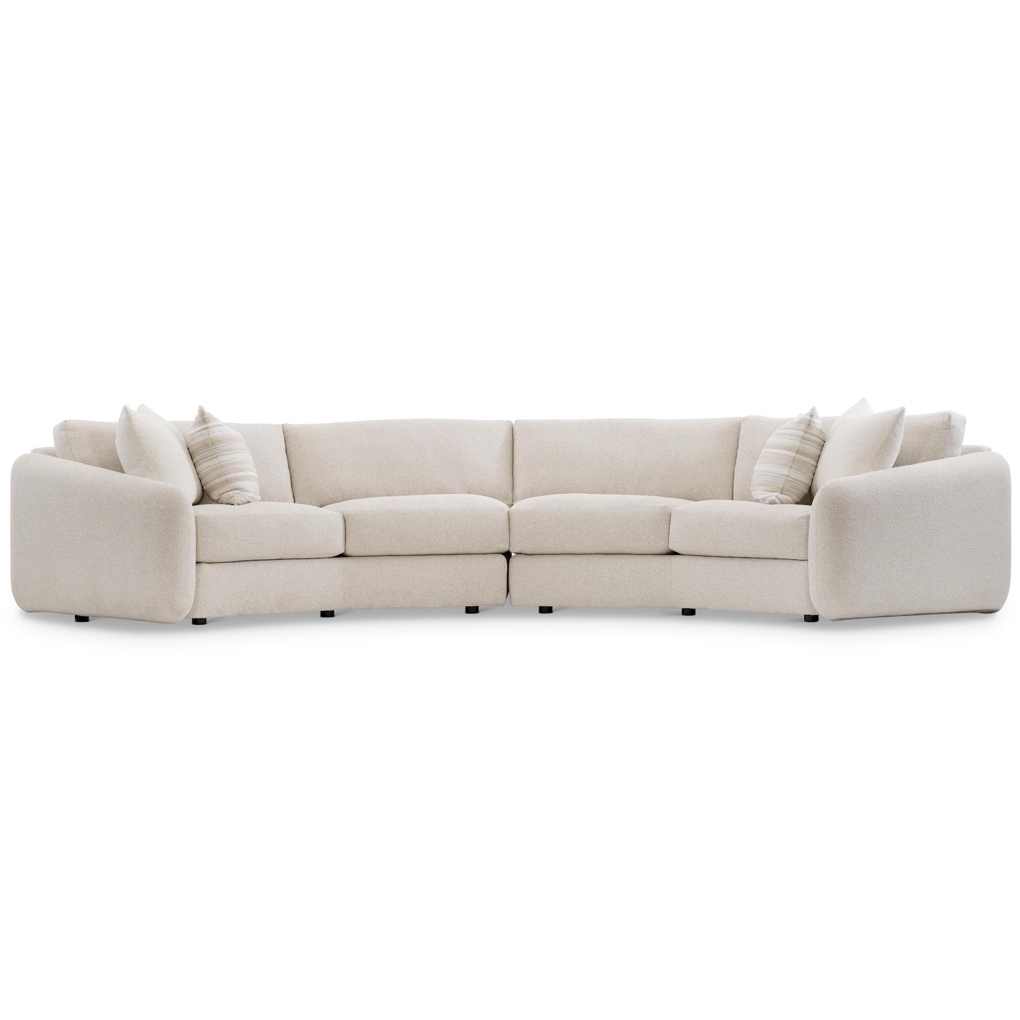 Sectionnel en tissu Soleil