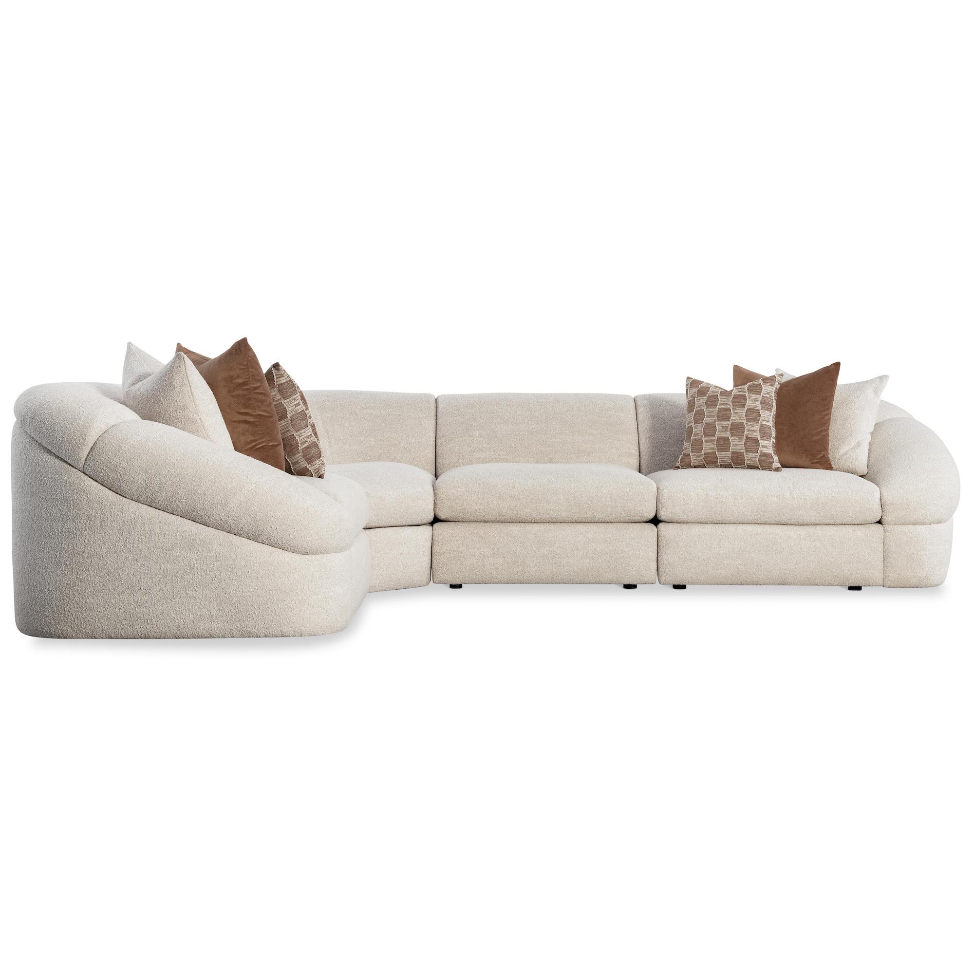 St. Tropez Fabric Sectional - Image 2
