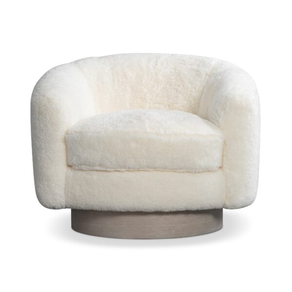 Camino Shearling Swivel Chair