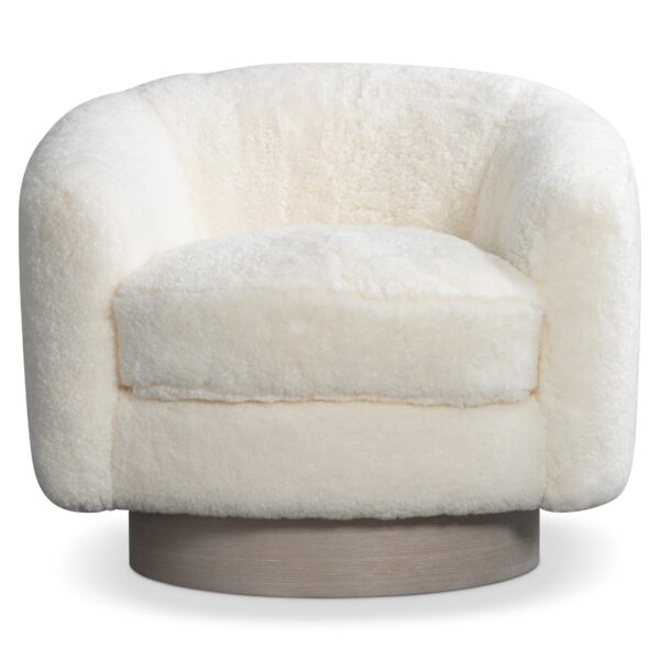 Camino Shearling Swivel Chair