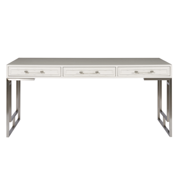 Berkley Desk with Metal Geometric Base