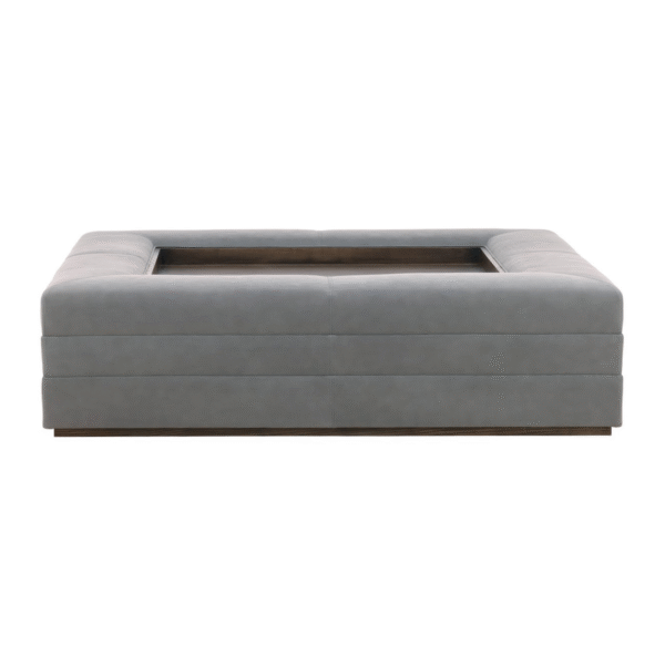 Boyden Leather Large Square Bumper with Tray (Grand pare-chocs carré en cuir avec plateau)