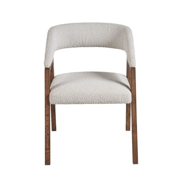 Chaise de salle à manger à dossier en tonneau