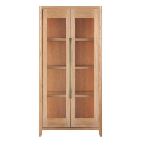 Vitrine Zella - Chêne naturel