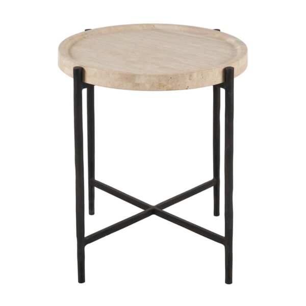 Table d'extrémité ronde Theron