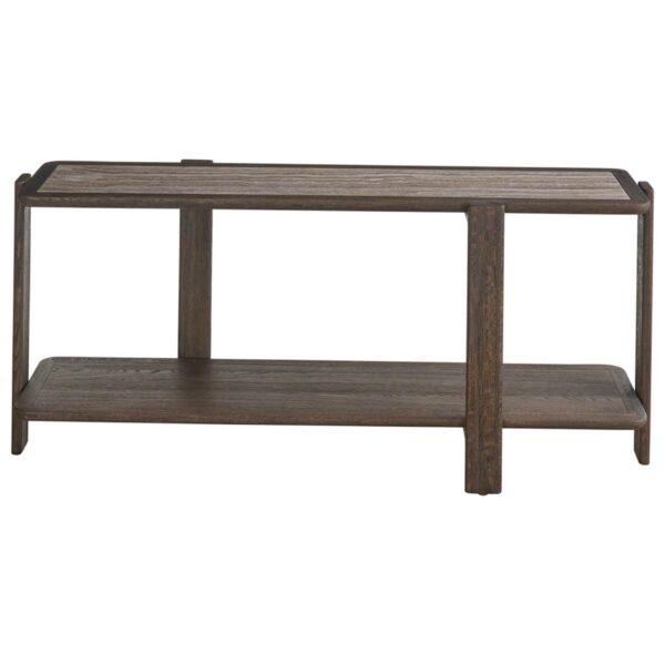 Table console en sable et pierre