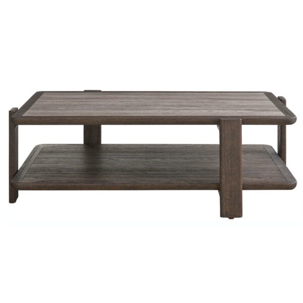 Table à cocktail en martre et pierre