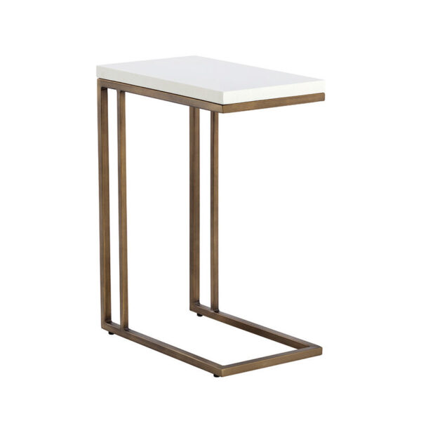 Table d'appoint Sawyer - Blanc