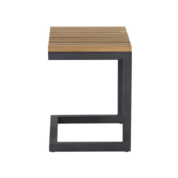 Table d'appoint Geneve en forme de C