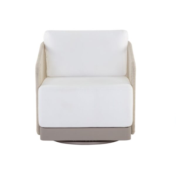 Allariz Swivel Armchair - Greige