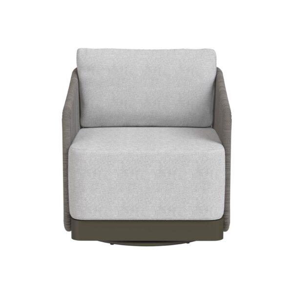 Allariz Swivel Armchair - Warm Grey