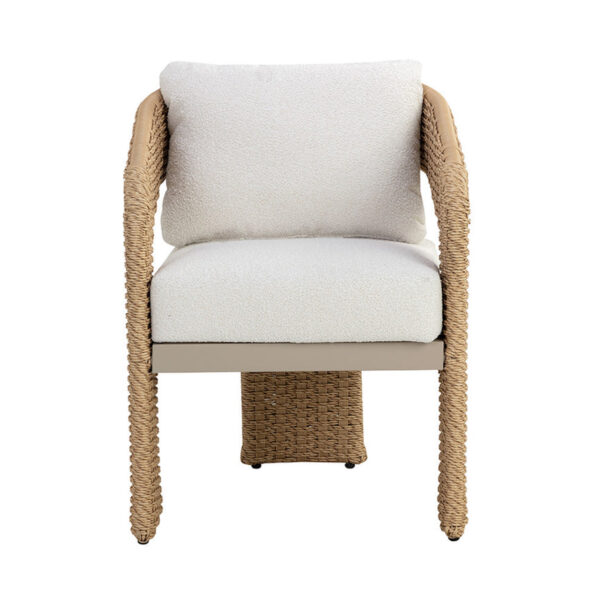 Fauteuil de salle à manger Pylos - Naturel
