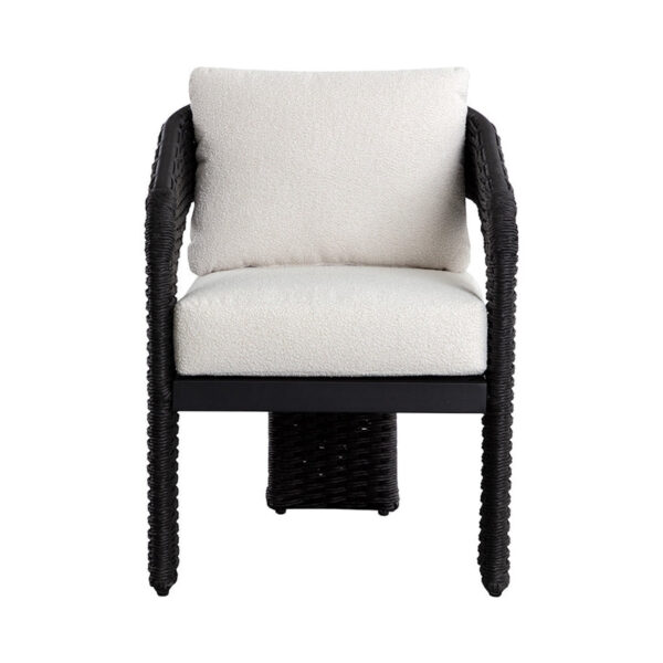 Fauteuil de salle à manger Pylos - Noir