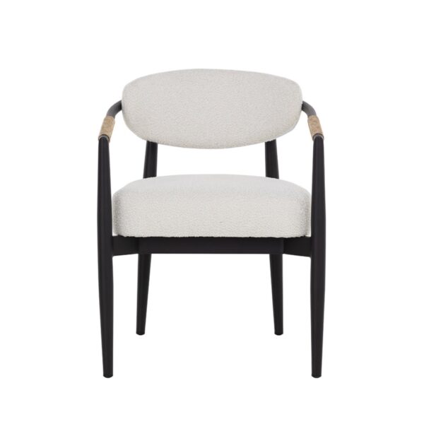 Fauteuil de salle à manger Marita - Noir