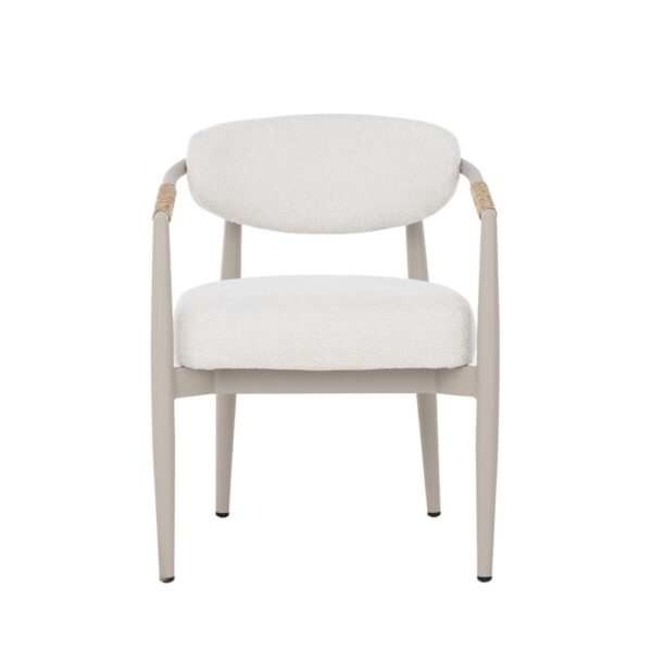 Fauteuil de salle à manger Marita - Greige