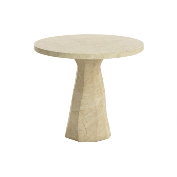 Table bistro Kliff - aspect travertin - 34 po