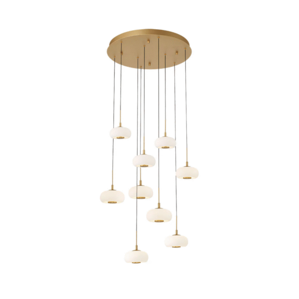 Lustre LED rond Adelfia