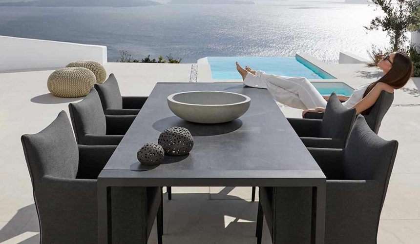 Lima outdoor dining table - Avenue Design Montreal