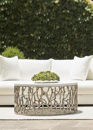 Outdoor coffee table - Avenue Design high end furniture in Montreal