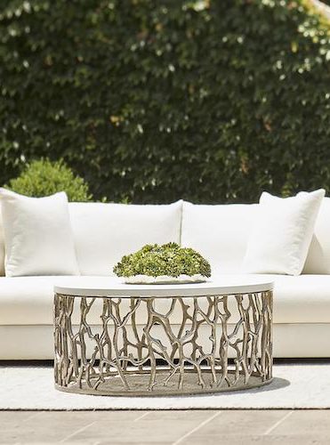 Outdoor coffee table - Avenue Design high end furniture in Montreal